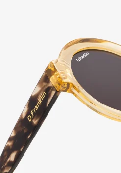 D.Franklin 913 Amber / Smoke|Damen Runde Sonnenbrillen