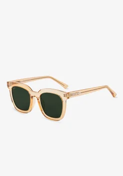 D.Franklin 993 Crystal Amber / G15|Damen Cat Eye Sonnenbrillen