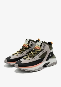 D.Franklin 347 Hike Khaki|Damen Sneakers|Lässige Stiefel
