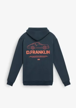 D.Franklin 911 Iconic hoodie Grey|Damen Sweatshirts|Sweatshirts