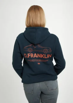 D.Franklin 911 Iconic hoodie Grey|Damen Sweatshirts|Sweatshirts