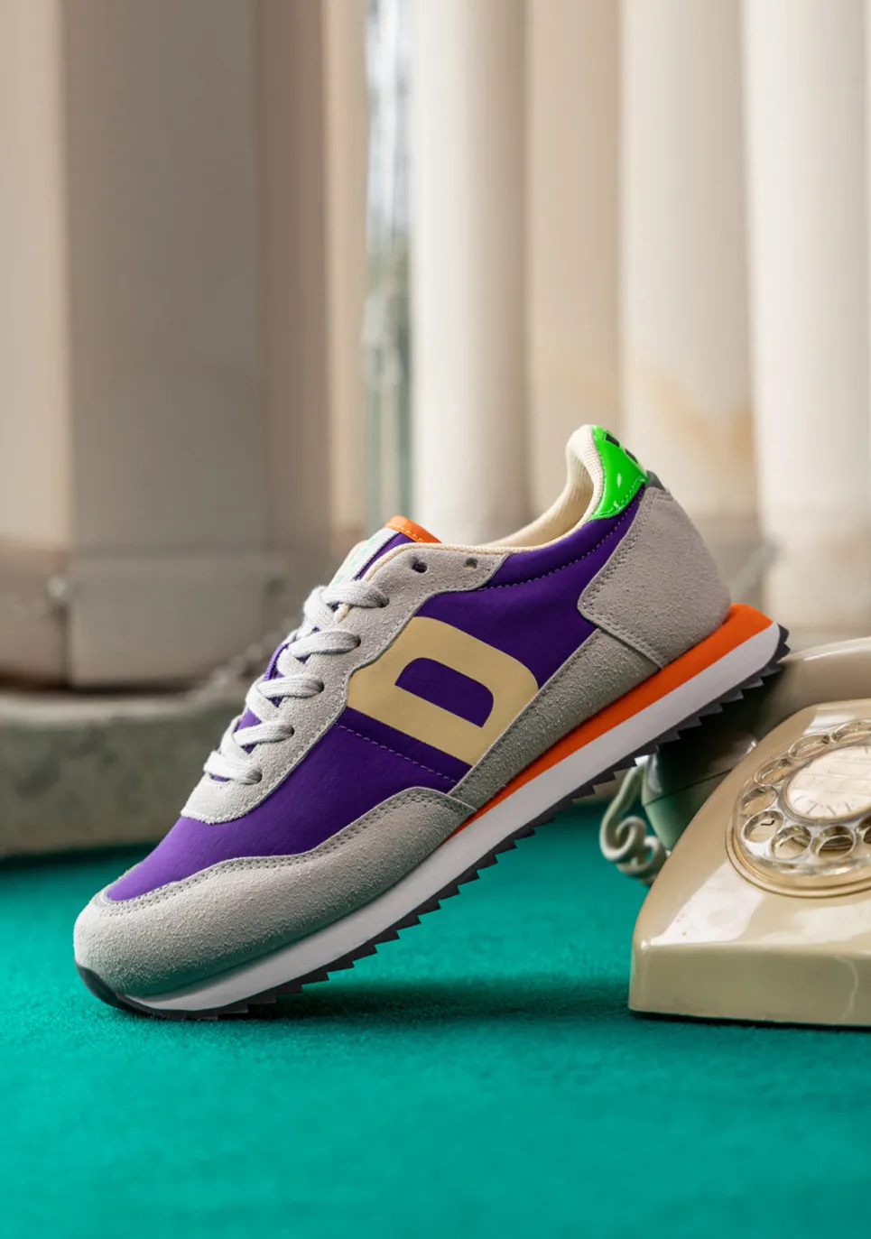 D.Franklin 535 Nylon Purple / Grey|Damen Sneakers