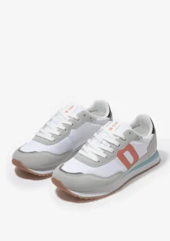 D.Franklin 535 Nylon White / Pastel Blue|Damen Sneakers
