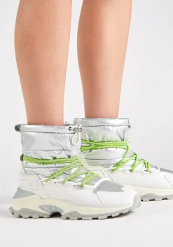D.Franklin 347 Pluf Silver|Damen Stiefel