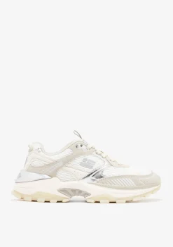 D.Franklin 347 Track Flame Metallic Silver|Damen Sneakers