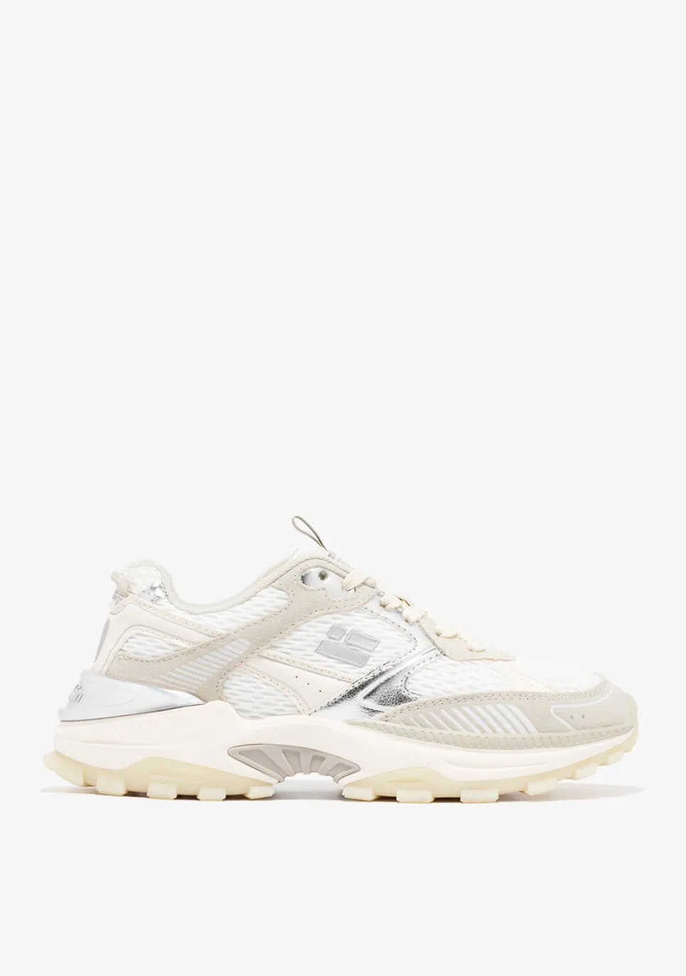 D.Franklin 347 Track Flame Metallic Silver|Damen Sneakers