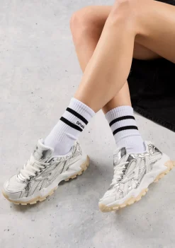 D.Franklin 347 Track Stellar White|Damen Sneakers