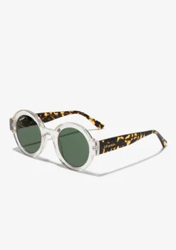 D.Franklin 913 Transparent / G15|Damen Runde Sonnenbrillen