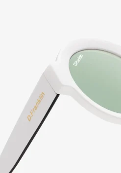 D.Franklin 913 White / Green|Damen Runde Sonnenbrillen