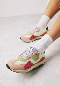D.Franklin Active Flag Patch Lime|Damen Sneakers