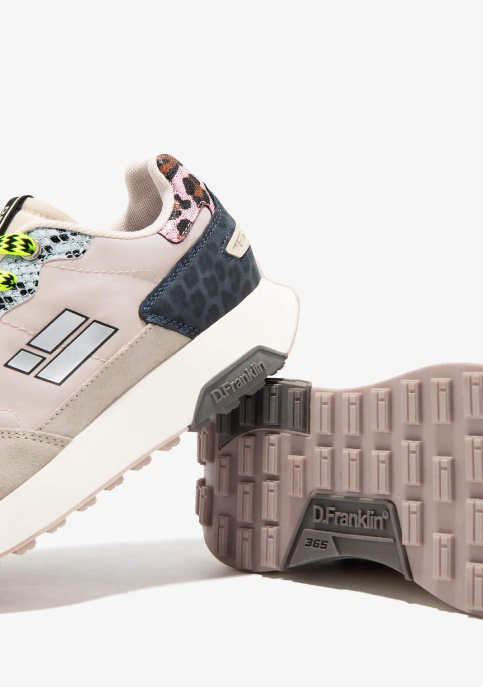 D.Franklin Active Flag Safari Beige|Damen Sneakers