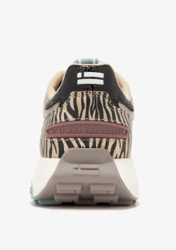 D.Franklin Active Flag Safari Gold|Damen Sneakers