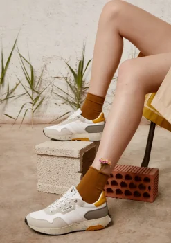 D.Franklin Active Nylon Basic White|Damen Sneakers|Sneakers