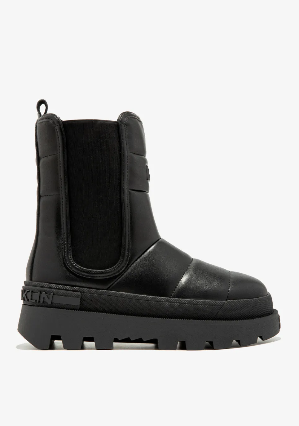 D.Franklin All Track Bomb Black|Damen Plattform-Stiefel|Lässige Stiefel