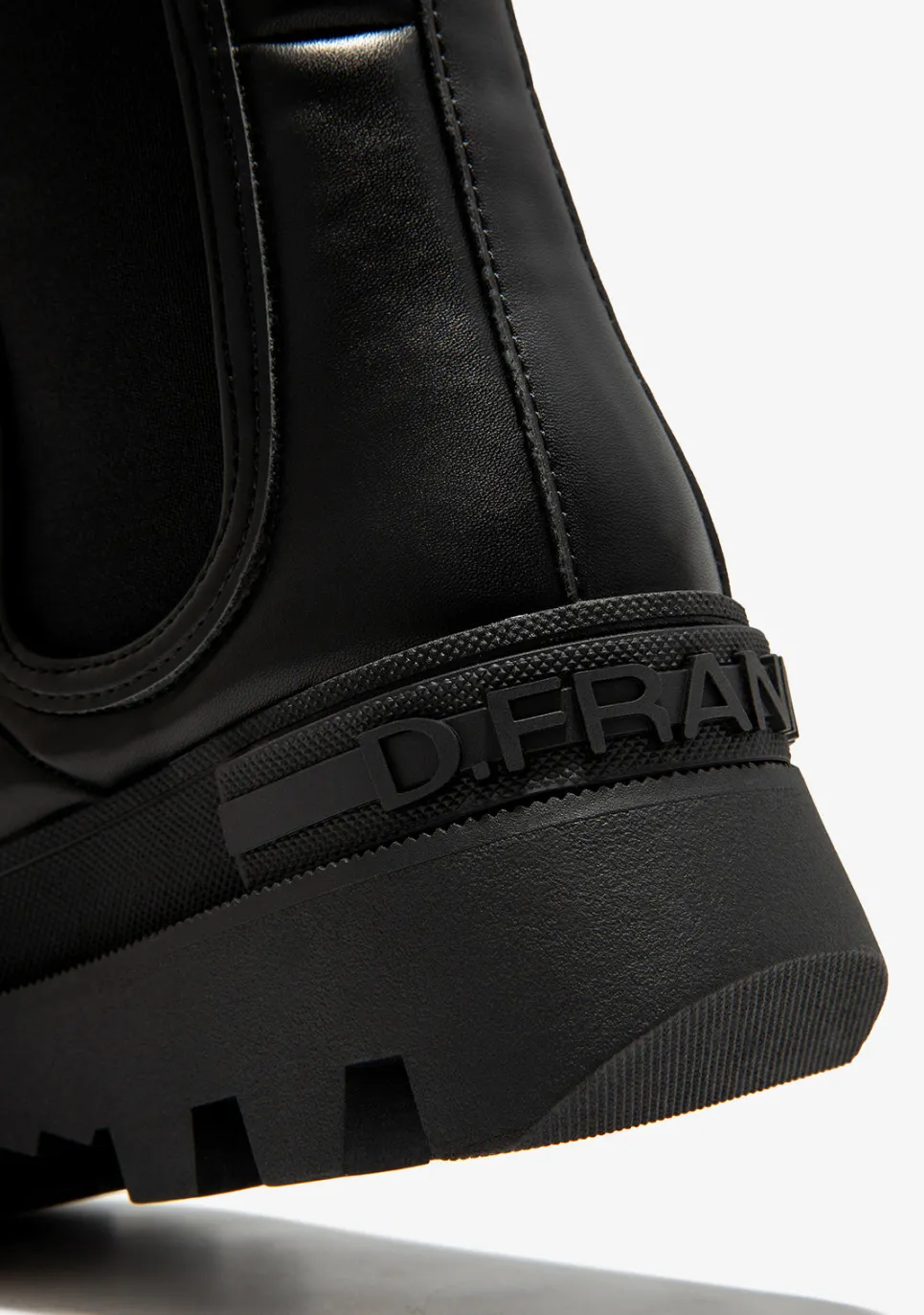 D.Franklin All Track Bomb Black|Damen Plattform-Stiefel|Lässige Stiefel
