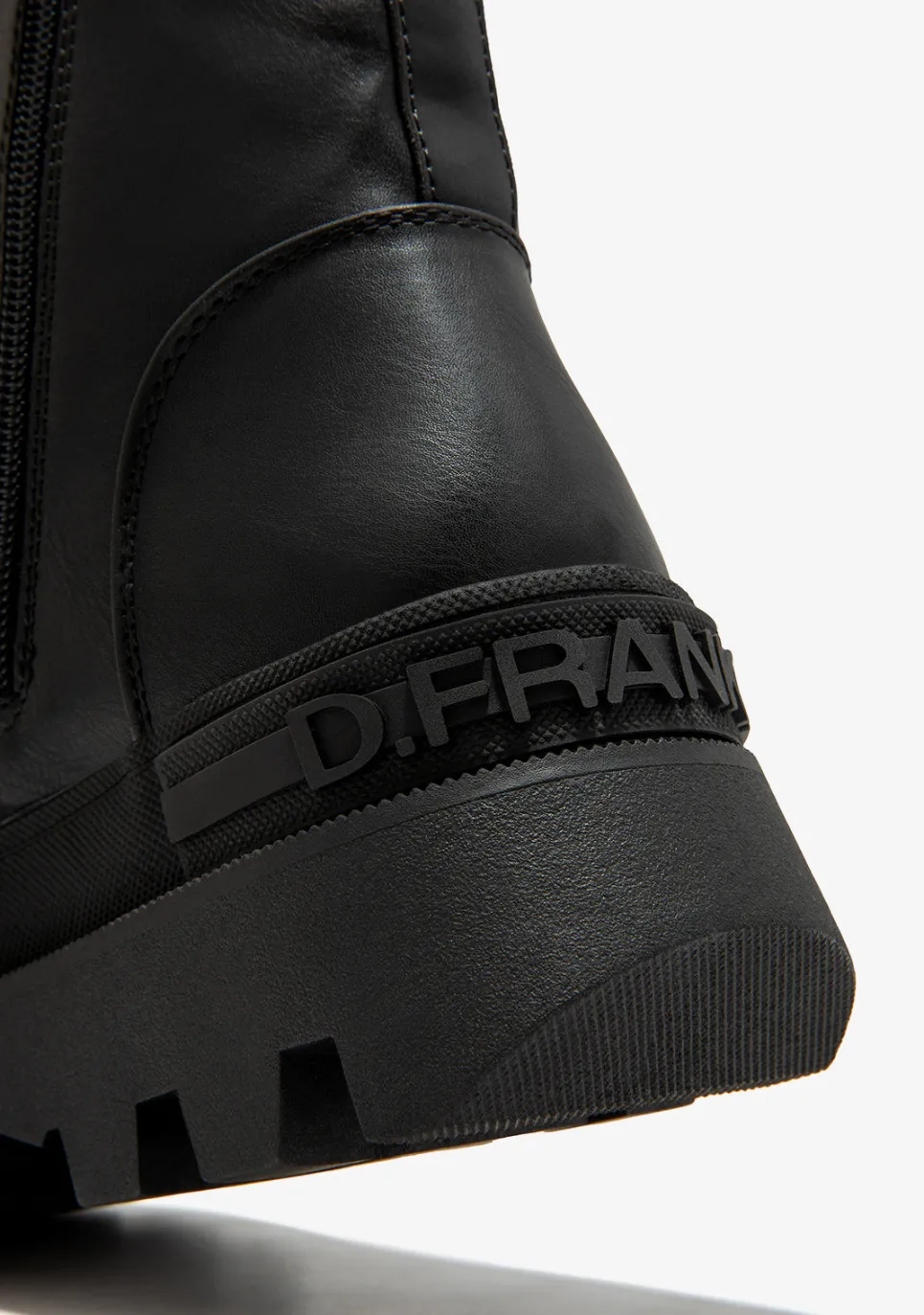 D.Franklin All Track Full Black|Damen Plattform-Stiefel|Lässige Stiefel