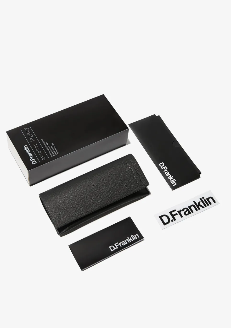 D.Franklin Aviator Legacy Black / Black|Damen Pilotenbrillen|Pilotenbrillen