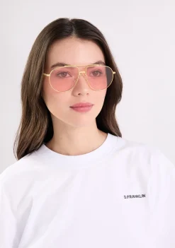 D.Franklin Aviator Legacy Gold / Photochromic Red|Damen Pilotenbrillen|Pilotenbrillen