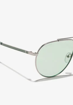 D.Franklin Aviator Legacy Silver / Green|Damen Pilotenbrillen|Pilotenbrillen