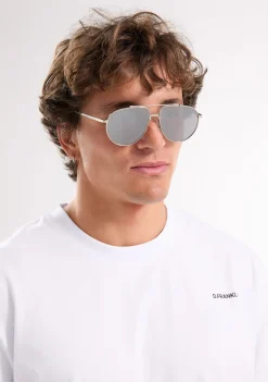D.Franklin Aviator Legacy Silver / Silver|Damen Pilotenbrillen|Pilotenbrillen