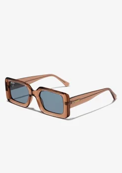 D.Franklin Bahamas Crystal Bronze / Sky|Damen Eckige Sonnenbrillen|Polarisierte Sonnenbrillen