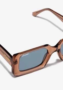 D.Franklin Bahamas Crystal Bronze / Sky|Damen Eckige Sonnenbrillen|Polarisierte Sonnenbrillen