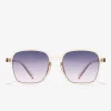 D.Franklin Banger Transparent / Gradient Lavender|Damen Eckige Sonnenbrillen