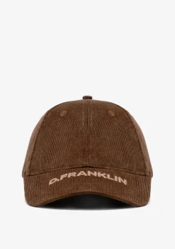 D.Franklin Basic Cord Cap Brown|Damen Kappen|Kappen