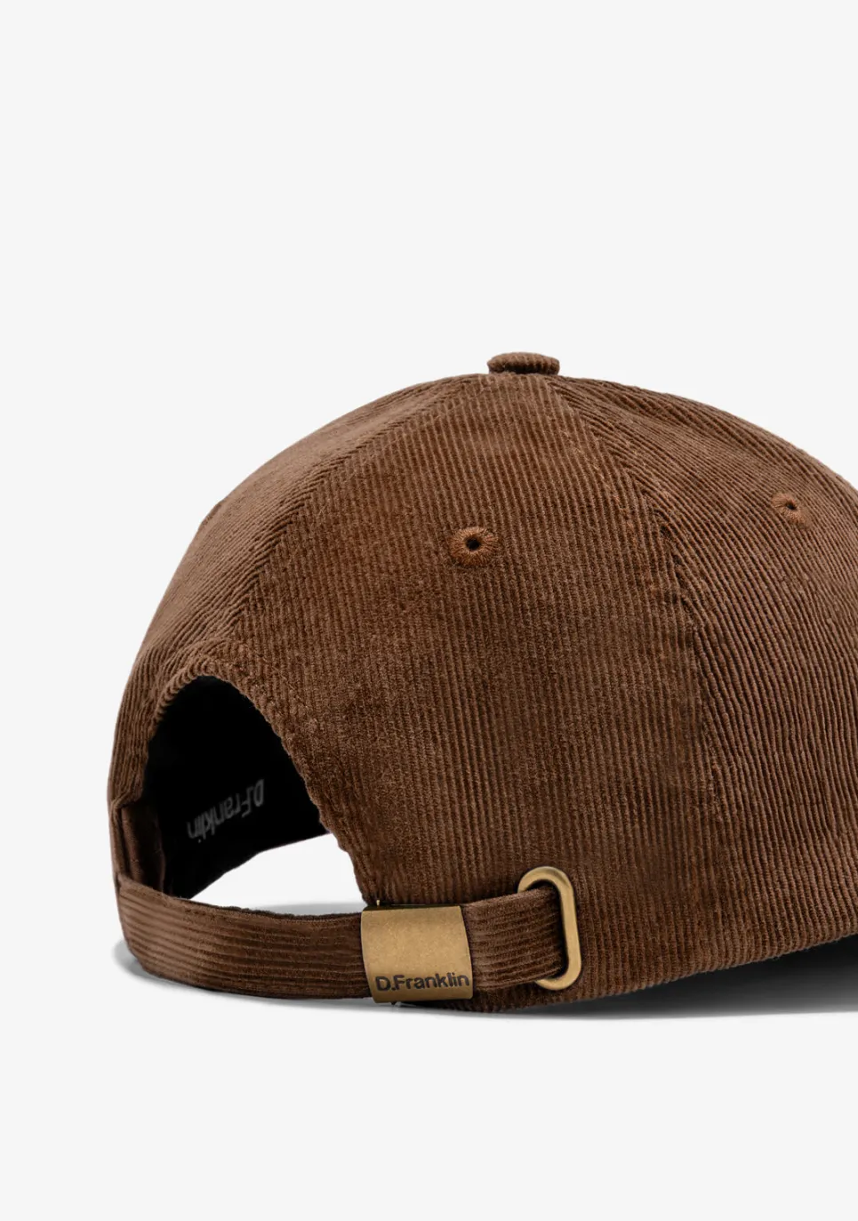 D.Franklin Basic Cord Cap Brown|Damen Kappen|Kappen