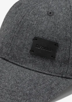 D.Franklin Basic Wool Cap Dark Grey|Damen Kappen|Kappen
