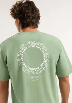 D.Franklin Be Kind T-Shirt Sage Green|Damen T-Shirts|T-Shirts