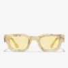 D.Franklin Bermuda White Stone / Yellow|Damen Polarisierte Sonnenbrillen|Polarisierte Sonnenbrillen