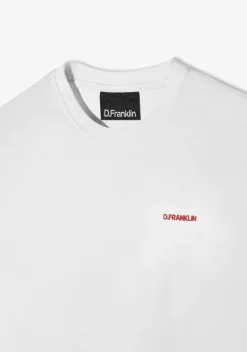 D.Franklin Best Pizza T-Shirt White / Wine|Damen T-Shirts|T-Shirts