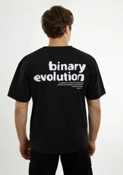 D.Franklin Binary Tee Black|Damen T-Shirts|T-Shirts