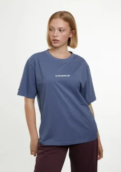 D.Franklin Binary Tee Blue|Damen T-Shirts|T-Shirts