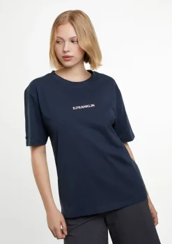 D.Franklin Binary Tee Grey|Damen T-Shirts|T-Shirts