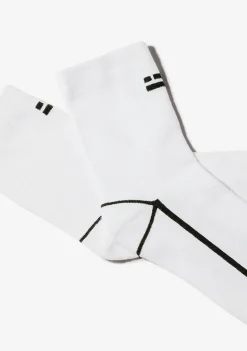 D.Franklin Black & White Lines Socks 2 Pack|Damen Socken|Socken