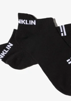 D.Franklin Black & White Tab Socks 2 Pack|Damen Socken|Socken