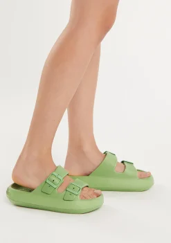 D.Franklin Bloomer Bio Olive|Damen Sandalen|Sandalen