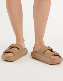 D.Franklin Bloomer Bio Taupe|Damen Sandalen|Sandalen