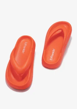 D.Franklin Bloomer Nip Orange|Damen Sandalen