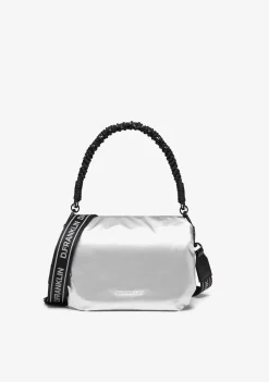 D.Franklin Bomb Flap Crossbody Bag Silver|Damen Taschen