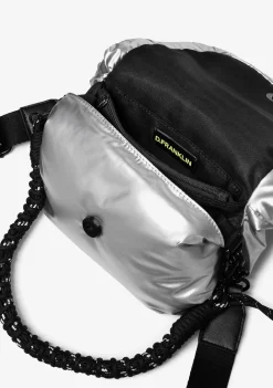 D.Franklin Bomb Flap Crossbody Bag Silver|Damen Taschen