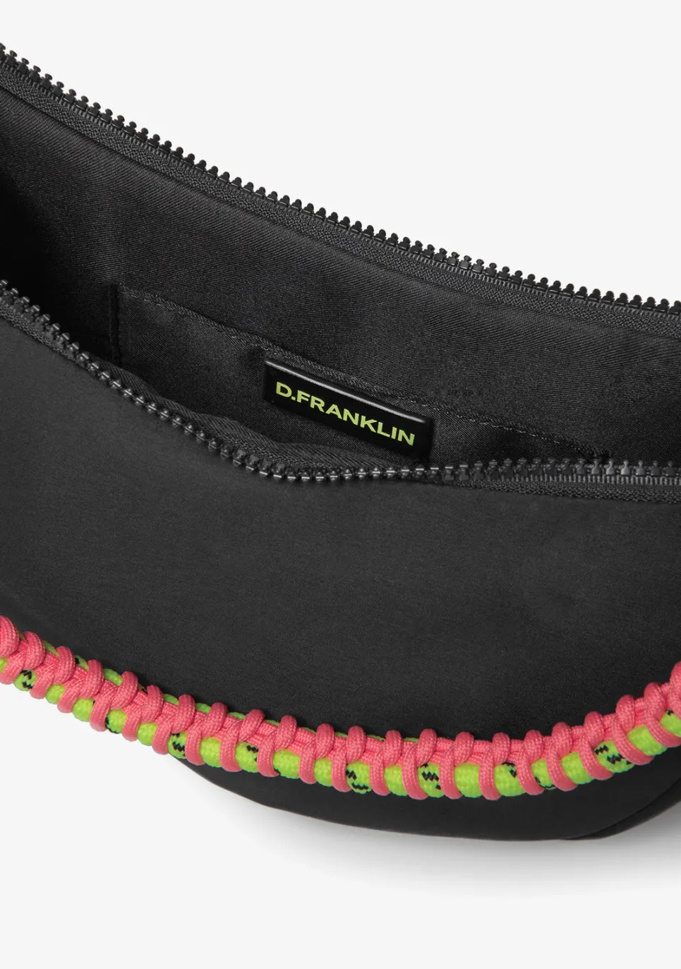 D.Franklin Bomb Round Shoulder Bag Black|Damen Taschen