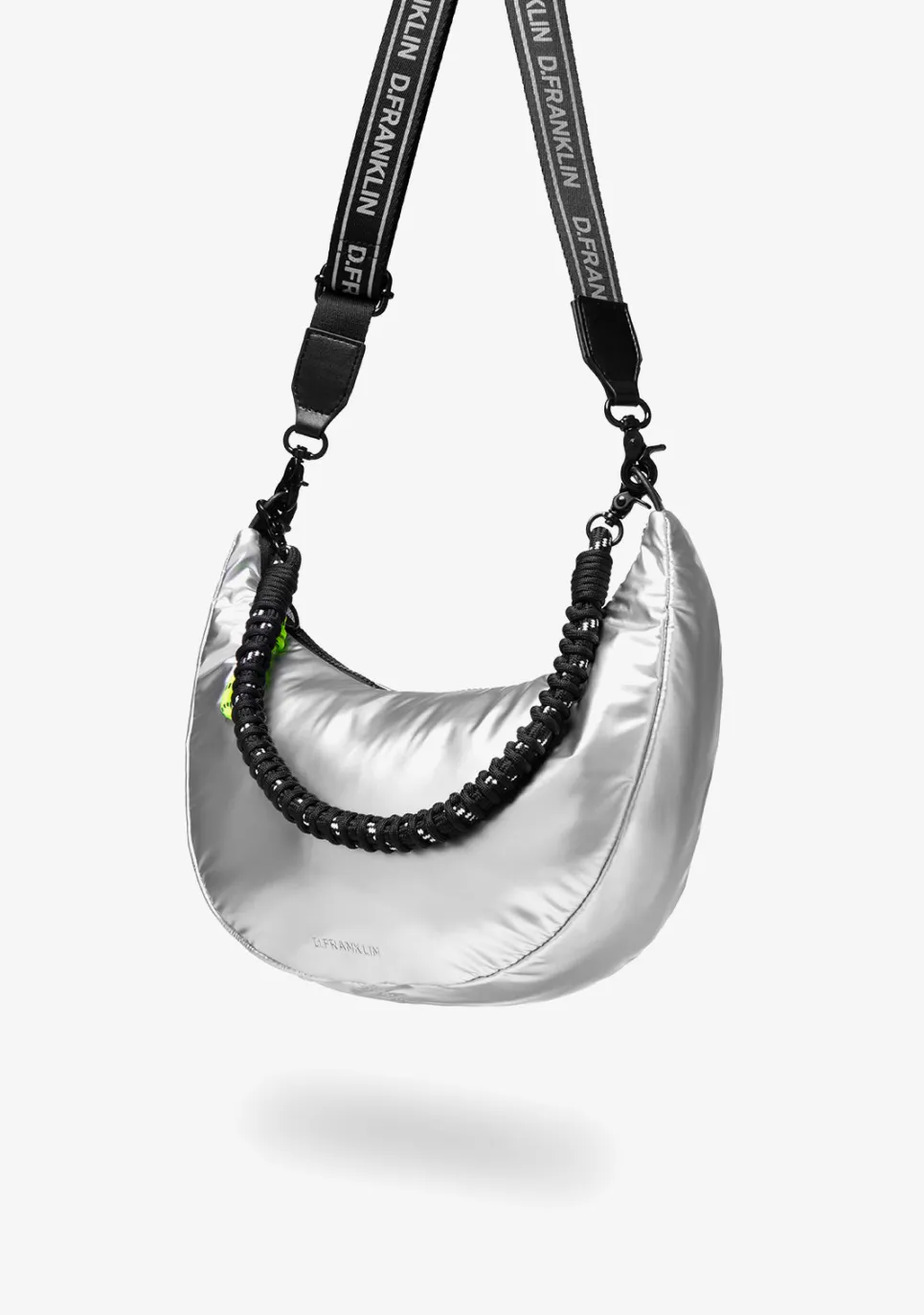D.Franklin Bomb Round Shoulder Bag Silver|Damen Taschen