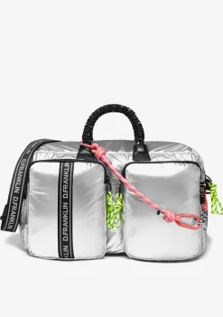 D.Franklin Bomb Weekender Silver|Damen Taschen