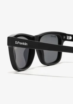 D.Franklin Boyd Black / Black|Damen Eckige Sonnenbrillen|Polarisierte Sonnenbrillen