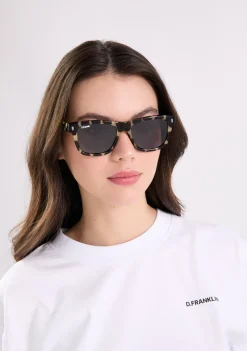 D.Franklin Boyd Light Tort / Black|Damen Eckige Sonnenbrillen|Polarisierte Sonnenbrillen