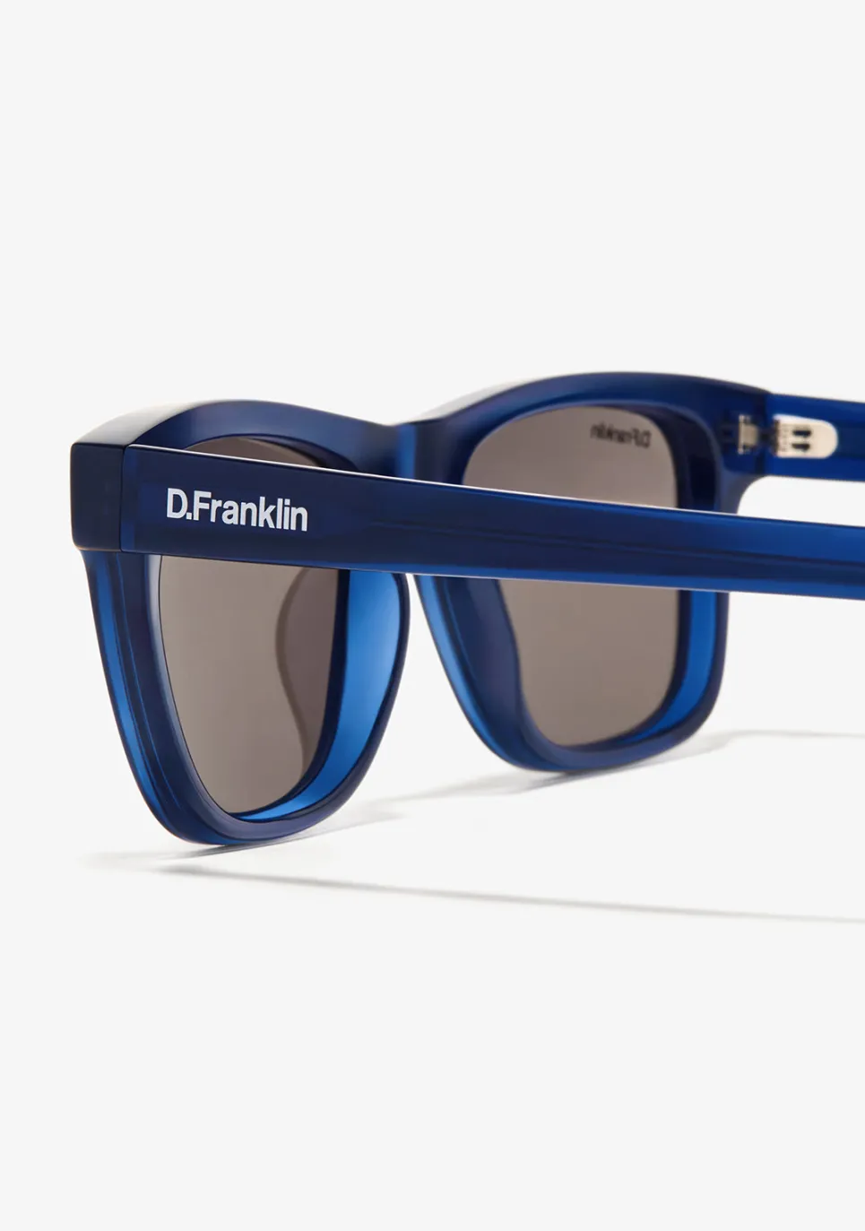 D.Franklin Boyd Navy / Smoke|Damen Eckige Sonnenbrillen|Polarisierte Sonnenbrillen