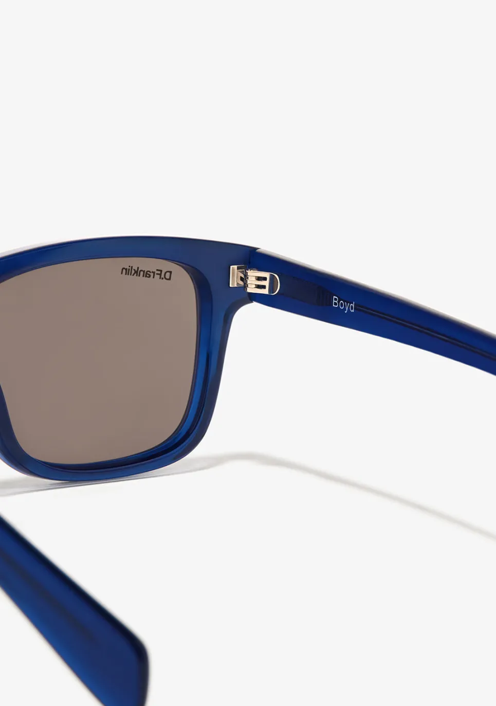 D.Franklin Boyd Navy / Smoke|Damen Eckige Sonnenbrillen|Polarisierte Sonnenbrillen